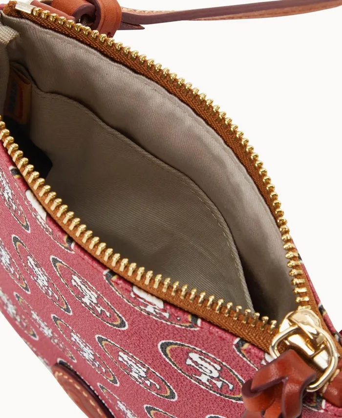 Woman NFL 49ERS Small North South Top Zip Crossbody 49ers Dooney and Bourke Crossbodies Woman NFL 49ERS Small North South Top Zip Crossbody 49ers Dooney and Bourke Crossbodies