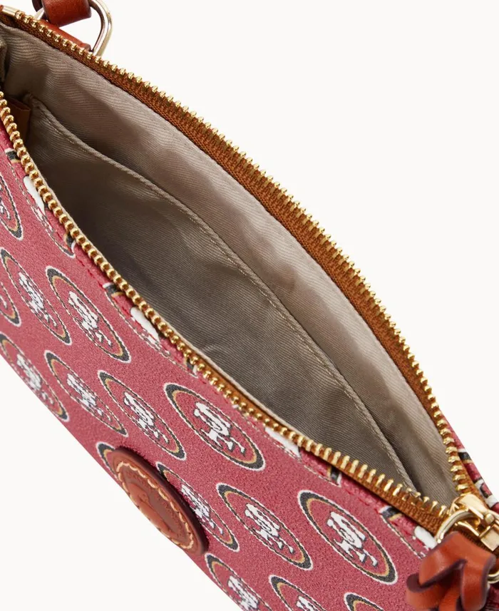 Woman NFL 49ERS Top Zip Crossbody 49ers Dooney and Bourke Crossbodies Woman NFL 49ERS Top Zip Crossbody 49ers Dooney and Bourke Crossbodies