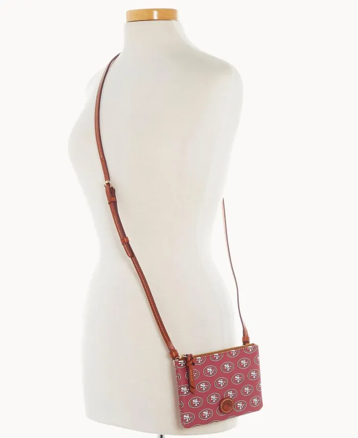 Woman NFL 49ERS Top Zip Crossbody 49ers Dooney and Bourke Crossbodies Woman NFL 49ERS Top Zip Crossbody 49ers Dooney and Bourke Crossbodies