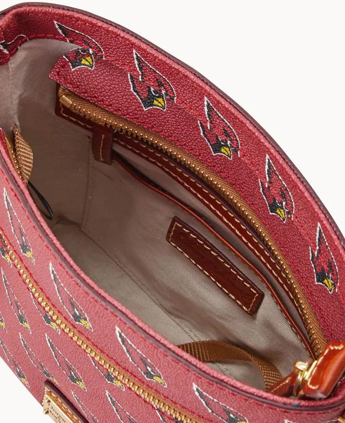 Woman NFL AZ Cardinals Small Zip Crossbody Cardinals Dooney and Bourke Crossbodies