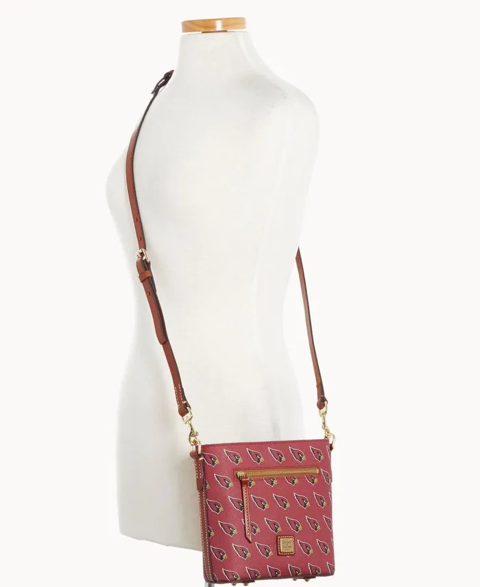 Woman NFL AZ Cardinals Small Zip Crossbody Cardinals Dooney and Bourke Crossbodies