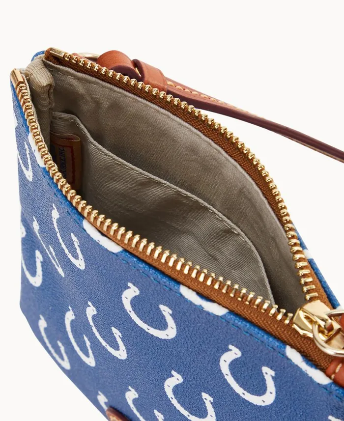 Woman NFL Colts Small North South Top Zip Crossbody Colts Dooney and Bourke Crossbodies Woman NFL Colts Small North South Top Zip Crossbody Colts Dooney and Bourke Crossbodies