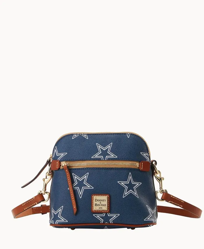 Woman NFL Cowboys Domed Crossbody Cowboys Dooney and Bourke Crossbodies