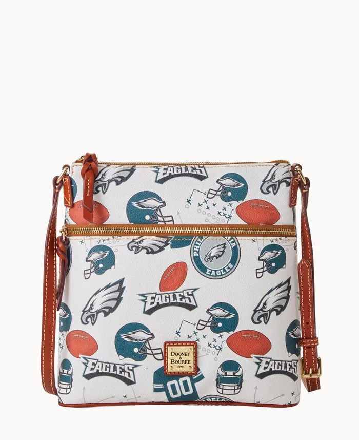 Woman NFL Eagles Crossbody Eagles Dooney and Bourke Crossbodies