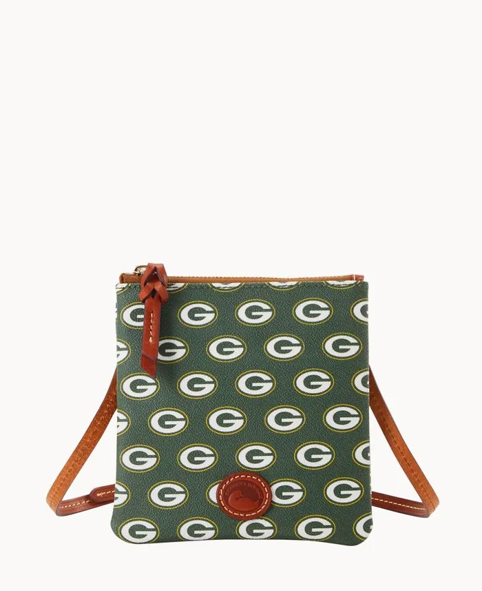 Woman NFL Packers Small North South Top Zip Crossbody Packers Dooney and Bourke Crossbodies Woman NFL Packers Small North South Top Zip Crossbody Packers Dooney and Bourke Crossbodies