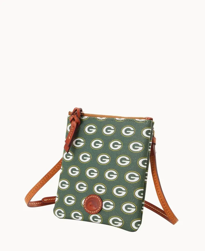 Woman NFL Packers Small North South Top Zip Crossbody Packers Dooney and Bourke Crossbodies Woman NFL Packers Small North South Top Zip Crossbody Packers Dooney and Bourke Crossbodies