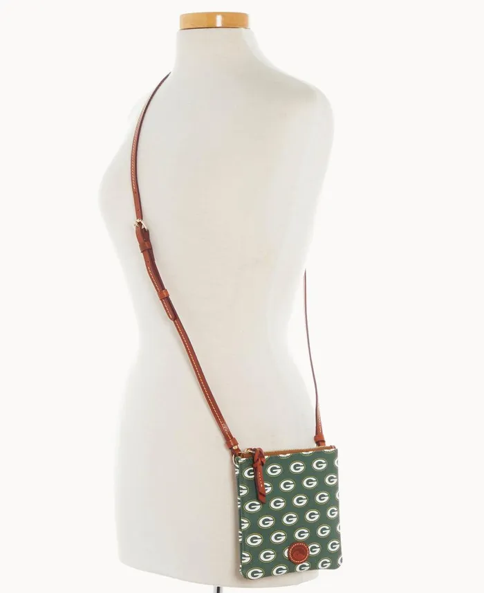 Woman NFL Packers Small North South Top Zip Crossbody Packers Dooney and Bourke Crossbodies Woman NFL Packers Small North South Top Zip Crossbody Packers Dooney and Bourke Crossbodies