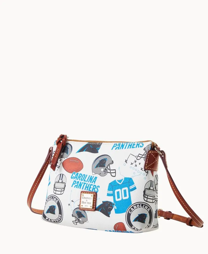 Woman NFL Panthers Crossbody Pouchette Carolina Panthers Dooney and Bourke Crossbodies Woman NFL Panthers Crossbody Pouchette Carolina Panthers Dooney and Bourke Crossbodies