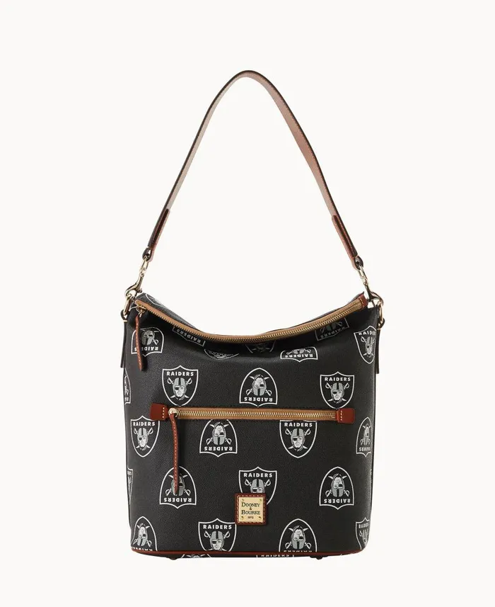Woman NFL Raiders Large Sac Raiders Dooney and Bourke Shoulder Bags
