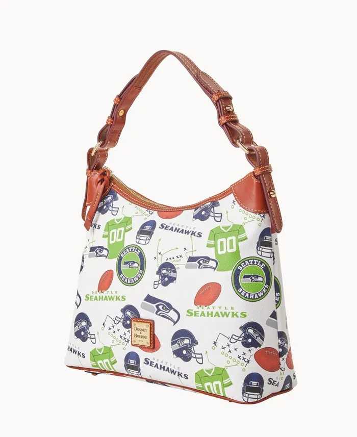 Woman NFL Seahawks Hobo Seahawks Dooney and Bourke Shoulder Bags Woman NFL Seahawks Hobo Seahawks Dooney and Bourke Shoulder Bags
