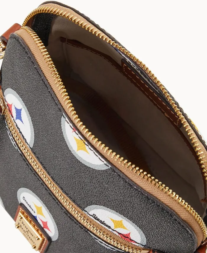 Woman NFL Steelers Domed Crossbody Steelers Dooney and Bourke Crossbodies Woman NFL Steelers Domed Crossbody Steelers Dooney and Bourke Crossbodies
