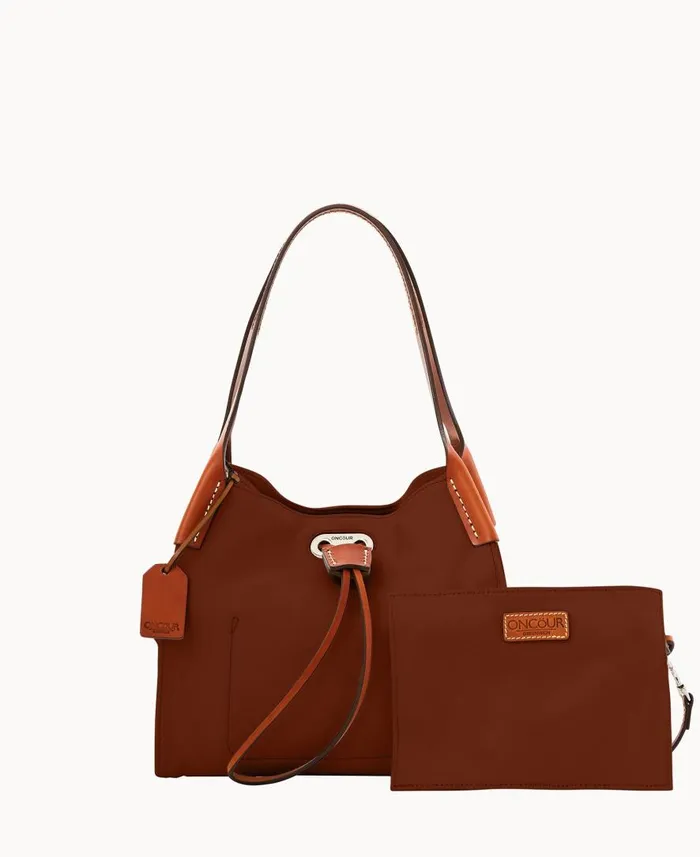 Woman Oncour Elba Mini Full Up Two Burnt Orange Dooney and Bourke Shoulder Bags Woman Oncour Elba Mini Full Up Two Burnt Orange Dooney and Bourke Shoulder Bags