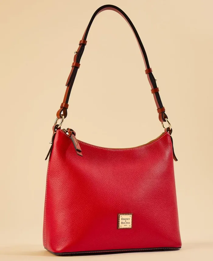 Woman Pebble Grain Hobo Black Black Dooney and Bourke Shoulder Bags Woman Pebble Grain Hobo Black Black Dooney and Bourke Shoulder Bags