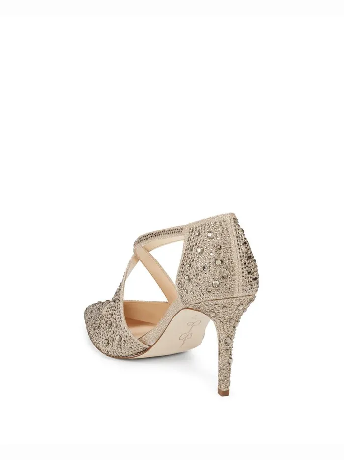 Women Accile High Heel In Champagne Jessica Simpson Pumps