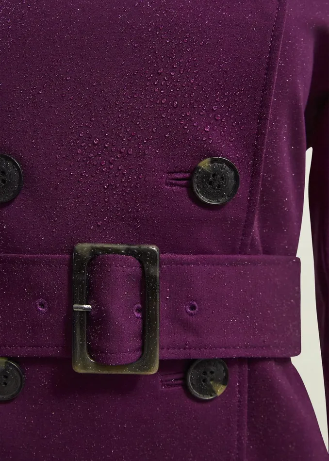 Women Adalee Trench Coat Warm Plum Hobbs Coats and Jackets