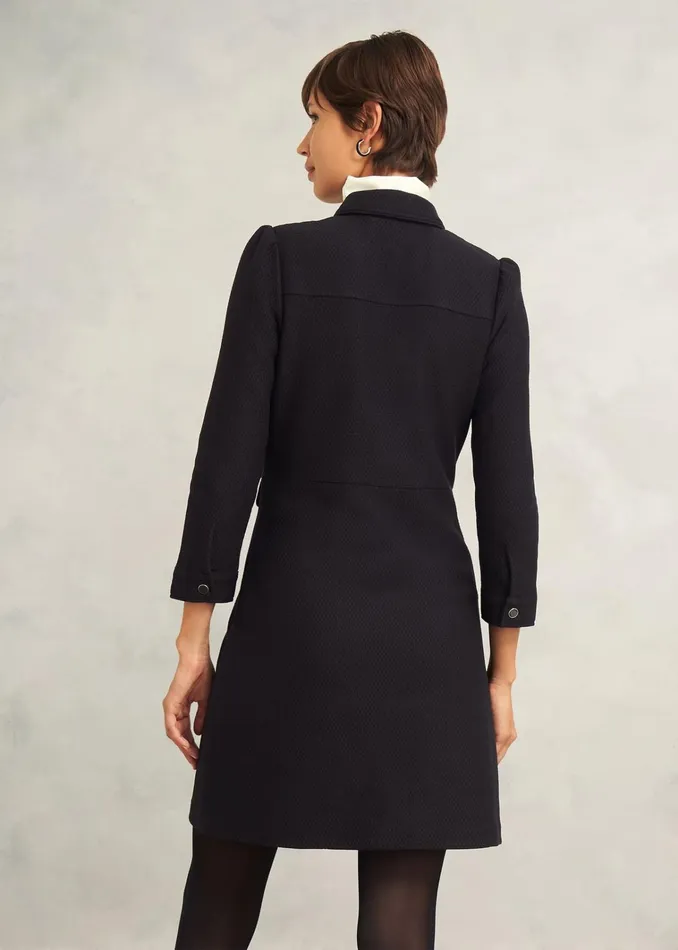 Women Adelia Ponte Dress Black Hobbs Dresses and Jumpsuits