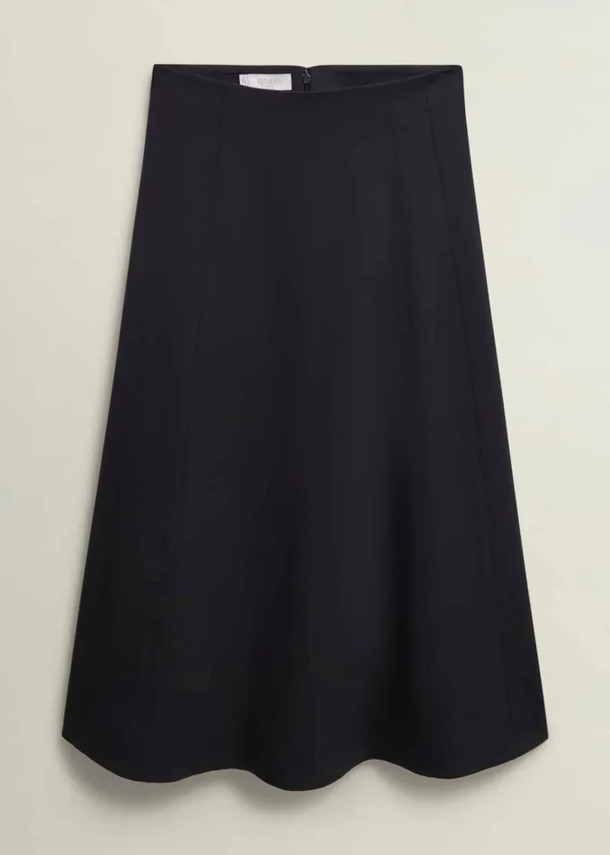 Women Adley Ponte Skirt Black Hobbs Skirts
