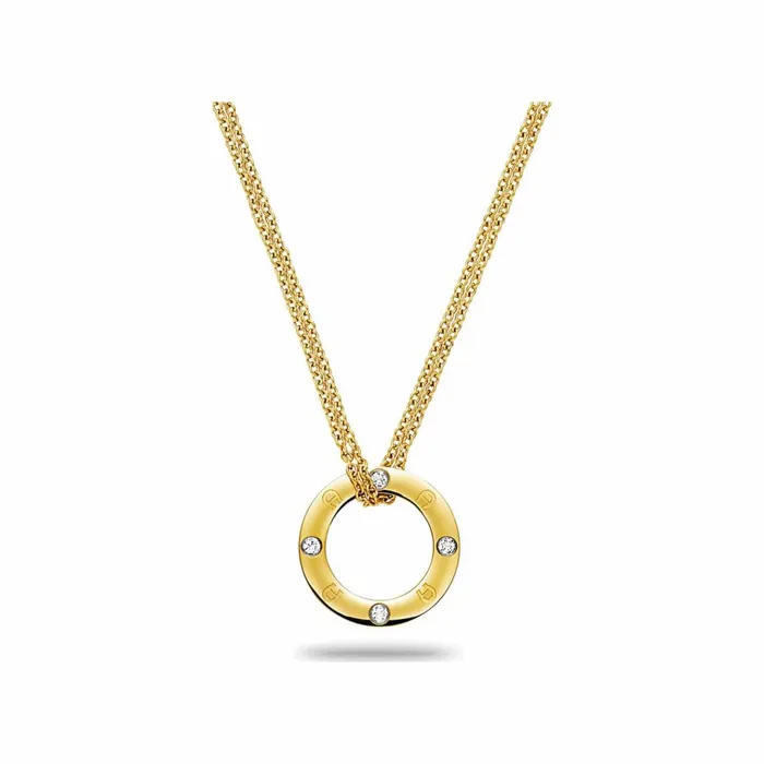 Women Aigner Jewelry Long Ecklace With Ring Pendant