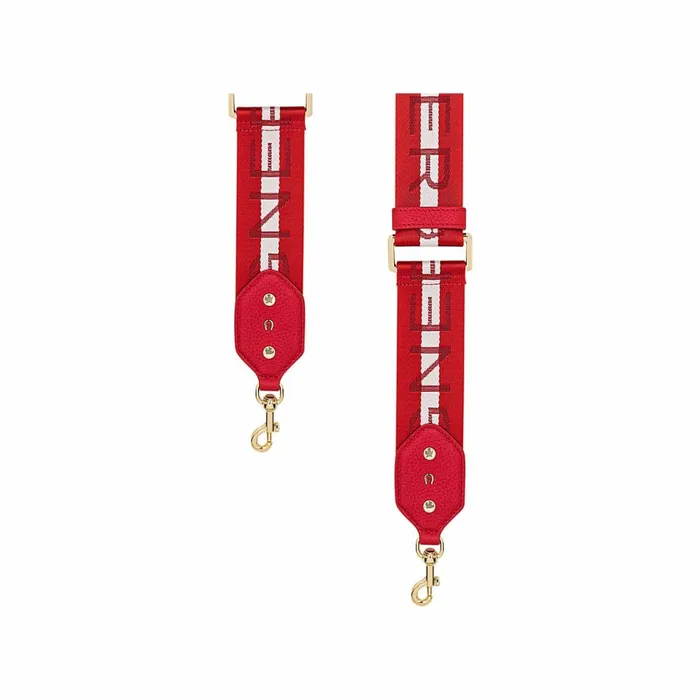 Women Aigner Straps Textile Shoulder Strap Logo