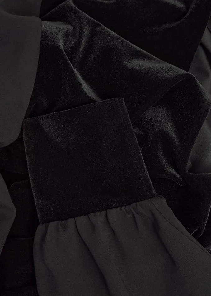Women Aimee Velvet Top Black Hobbs Tops