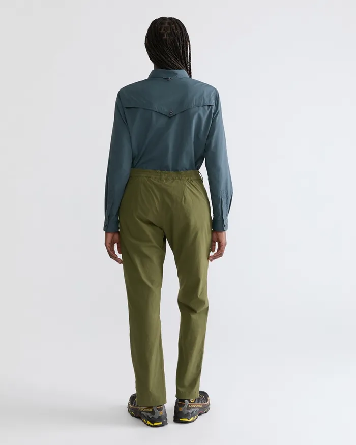 Women Alfhild Levitend Pants Fern Green Klttermusen Pants