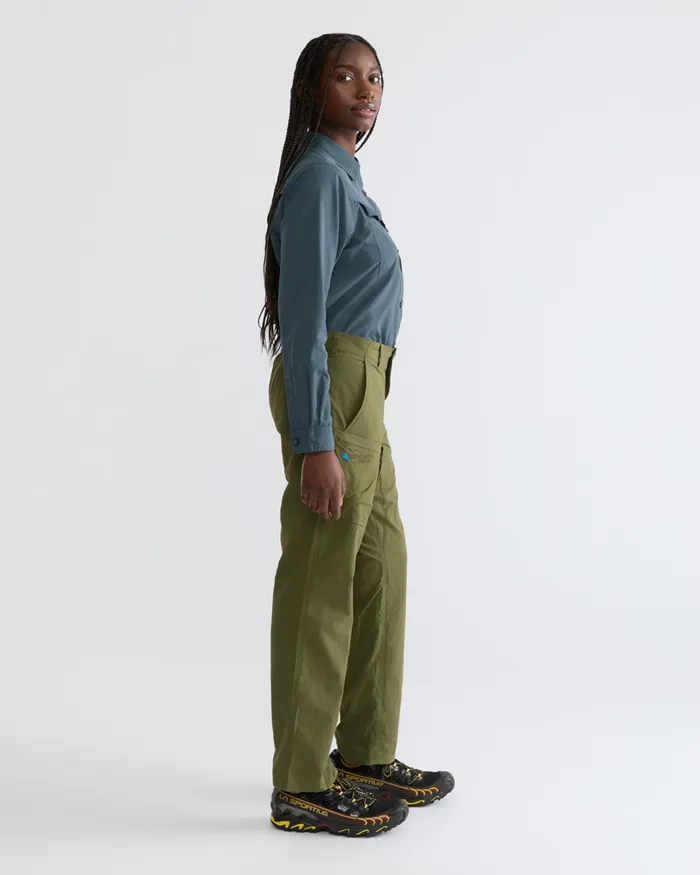 Women Alfhild Levitend Pants Fern Green Klttermusen Pants