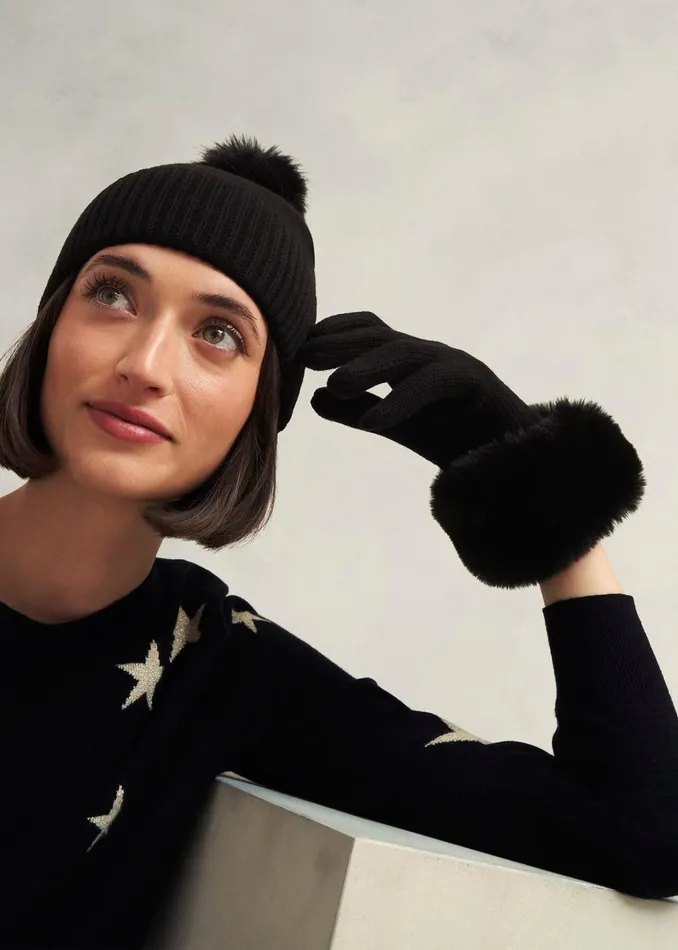 Women Alison Gloves Black Hobbs Gloves