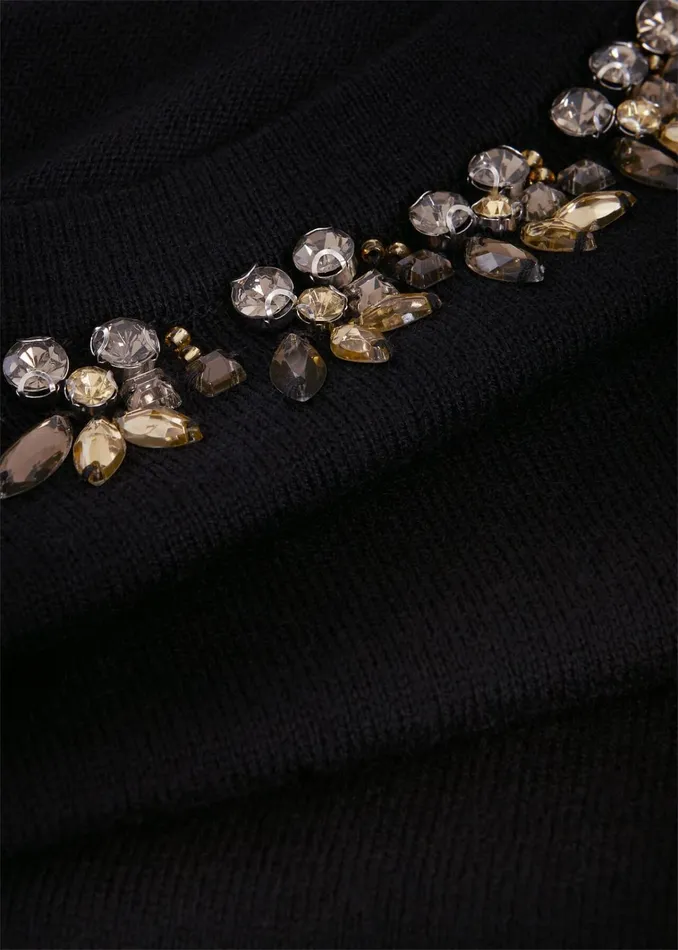Women Alora Jumper With Wool Black Hobbs Jumpers and Cardigans