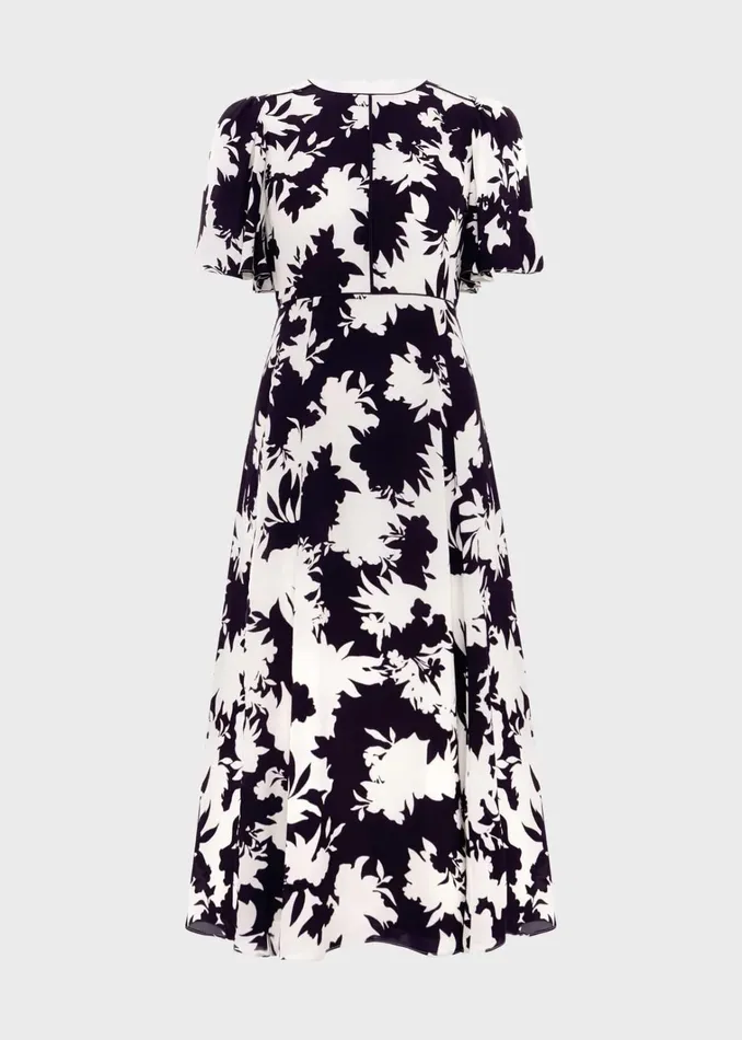 Women Alva Dress Ivory Black Hobbs Dresses and Jumpsuits