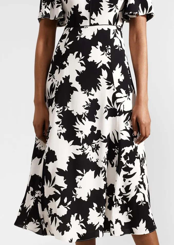 Women Alva Dress Ivory Black Hobbs Dresses and Jumpsuits