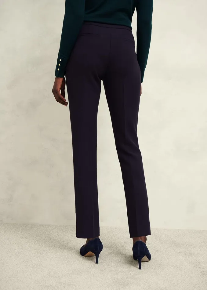 Women Aly Slim Trousers Navy Hobbs Trousers