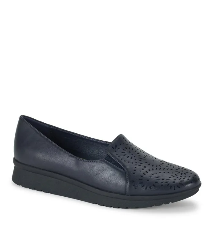Women Amry Slip On Loafer Navy Baretraps Flats and Loafers