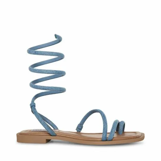 Women ANTELLE DENIM FABRIC Denim Fabric Steve Madden Sandals