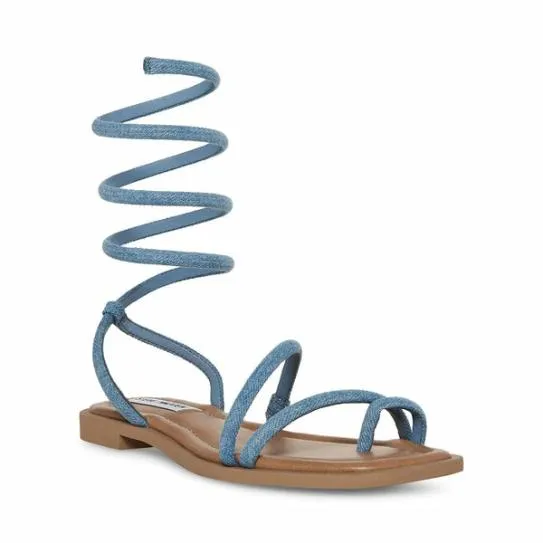 Women ANTELLE DENIM FABRIC Denim Fabric Steve Madden Sandals Women ANTELLE DENIM FABRIC Denim Fabric Steve Madden Sandals