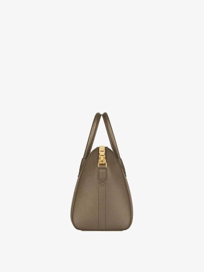 Women Antigona Givenchy Small Antigona Bag In Grained Leather Taupe