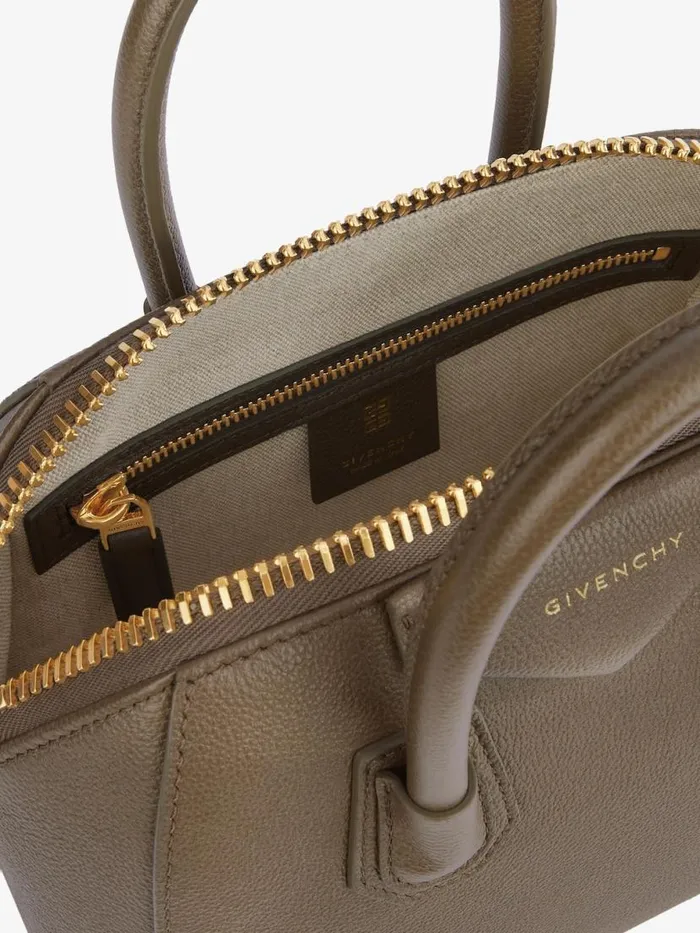Women Antigona Givenchy Small Antigona Bag In Grained Leather Taupe