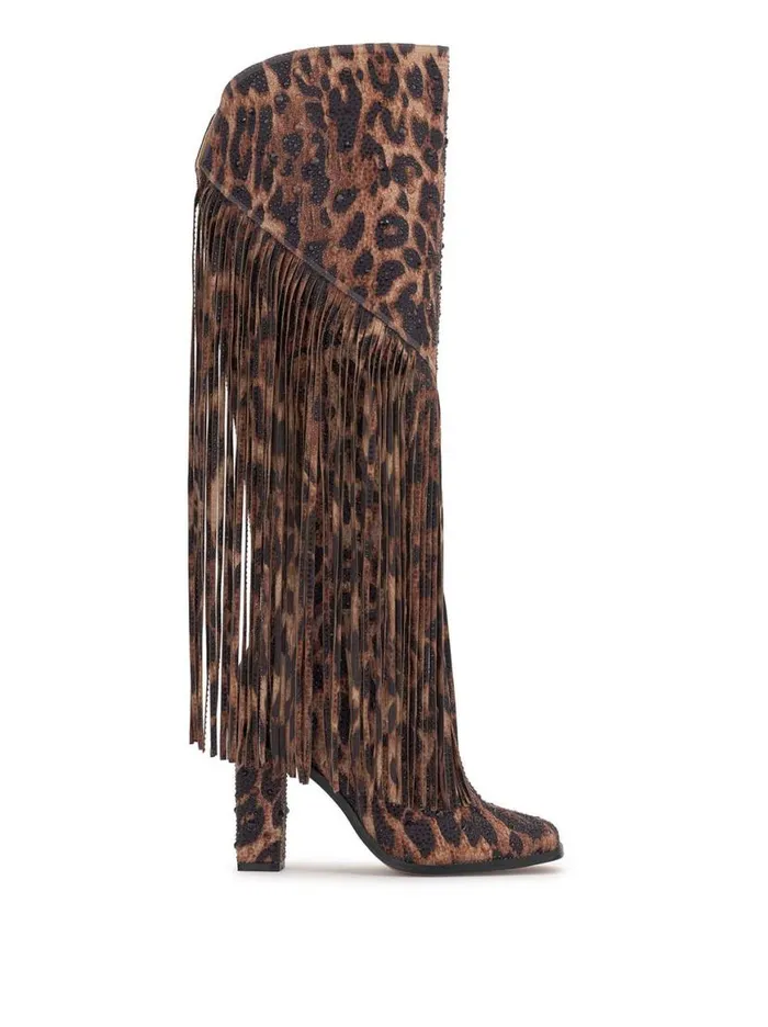 Women Asire Boot In Leopard Jessica Simpson Boots and Booties