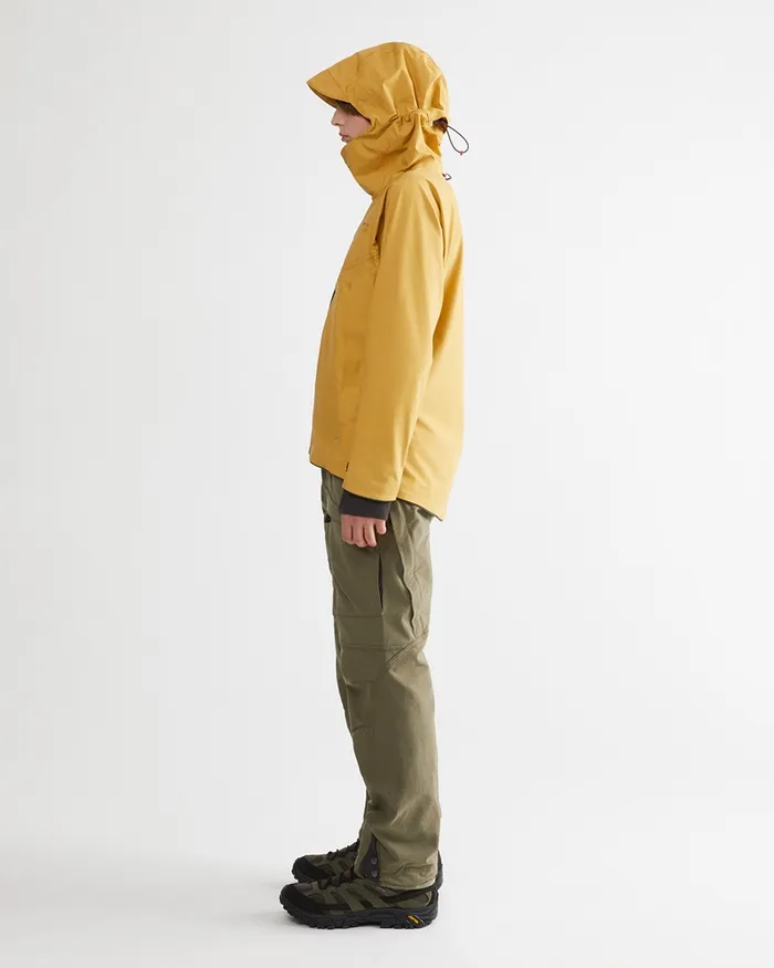 Women Asynja Lightweight Cutan Jacket Amber Gold Klttermusen Waterproof Jackets