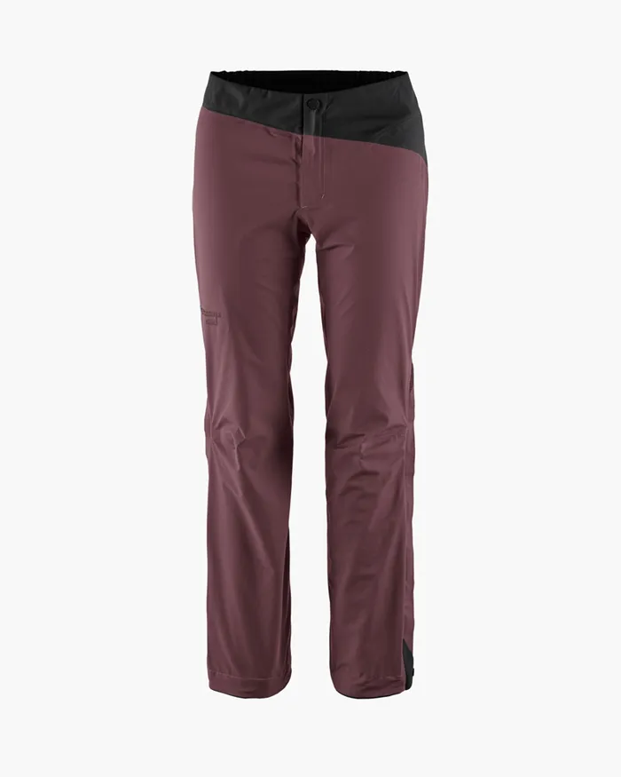 Women Asynja Lightweight Cutan Pants Amaranth Red Black Klttermusen Waterproof Pants