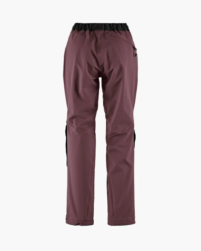 Women Asynja Lightweight Cutan Pants Amaranth Red Black Klttermusen Waterproof Pants
