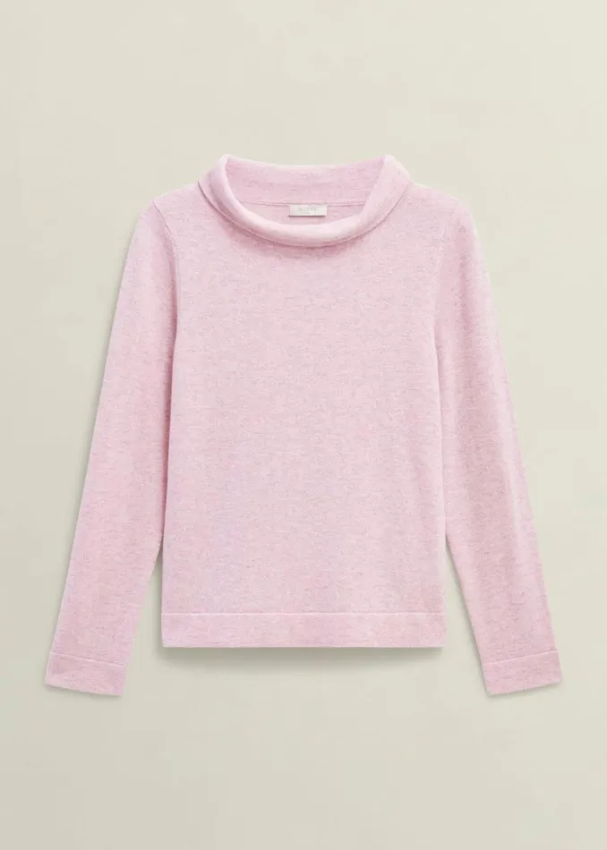 Women Audrey Wool Cashmere Jumper Candy Marl Hobbs Jumpers and Cardigans