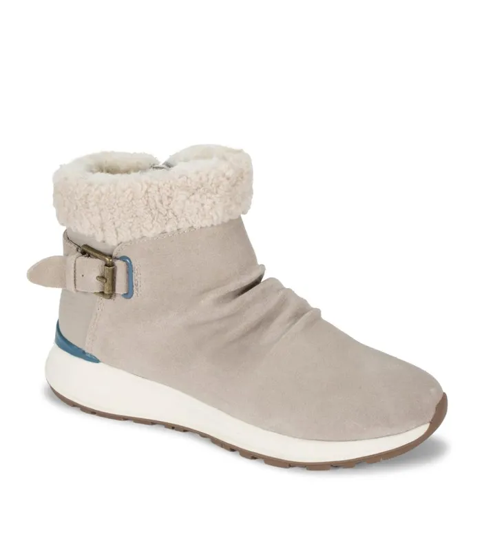 Women Becki Cold Weather Bootie Stone Suede Baretraps Cold Weather Boots
