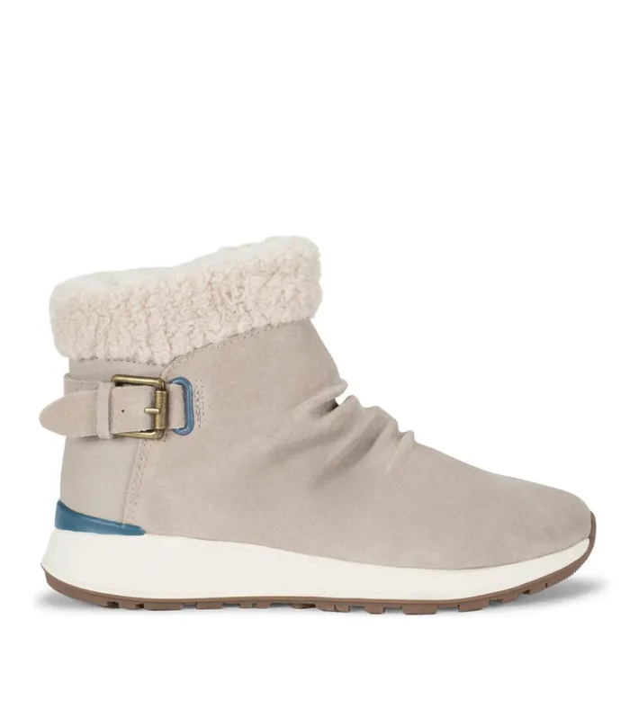 Women Becki Cold Weather Bootie Stone Suede Baretraps Cold Weather Boots