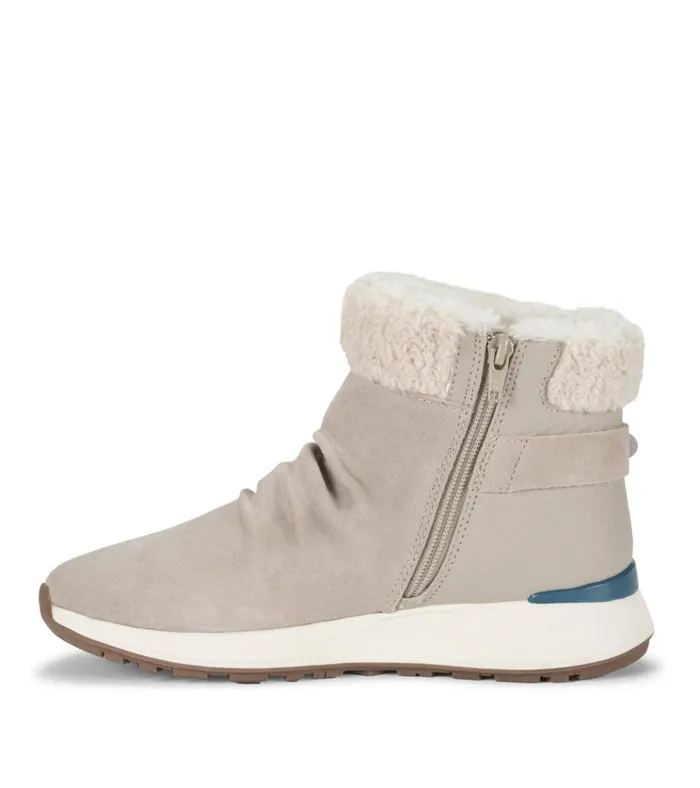 Women Becki Cold Weather Bootie Stone Suede Baretraps Cold Weather Boots