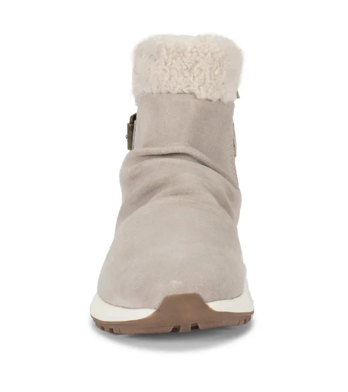 Women Becki Cold Weather Bootie Stone Suede Baretraps Cold Weather Boots