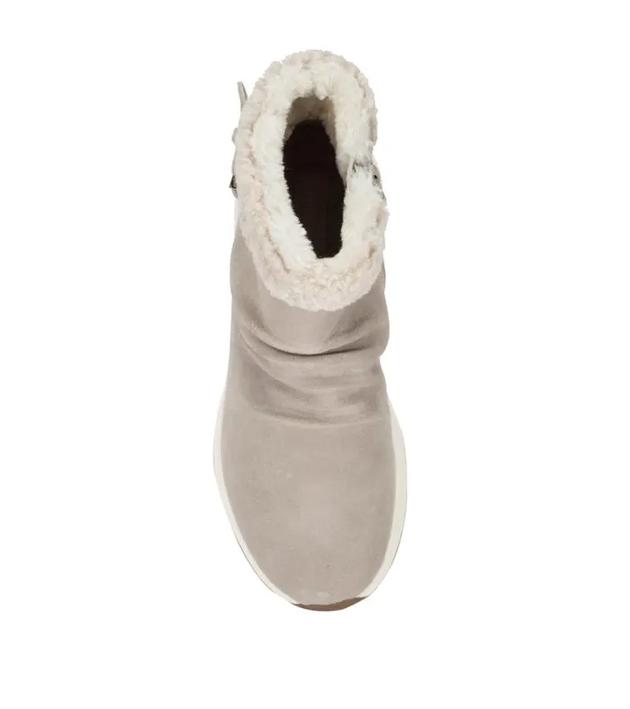 Women Becki Cold Weather Bootie Stone Suede Baretraps Cold Weather Boots
