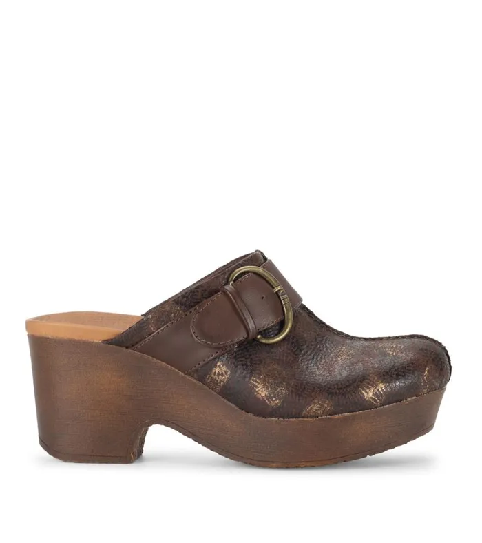 Women Belita Clog Dark Brown Baretraps Clogs and Mules