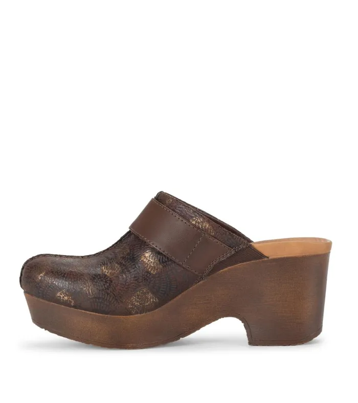 Women Belita Clog Dark Brown Baretraps Clogs and Mules