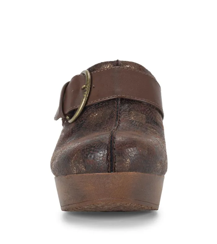 Women Belita Clog Dark Brown Baretraps Clogs and Mules