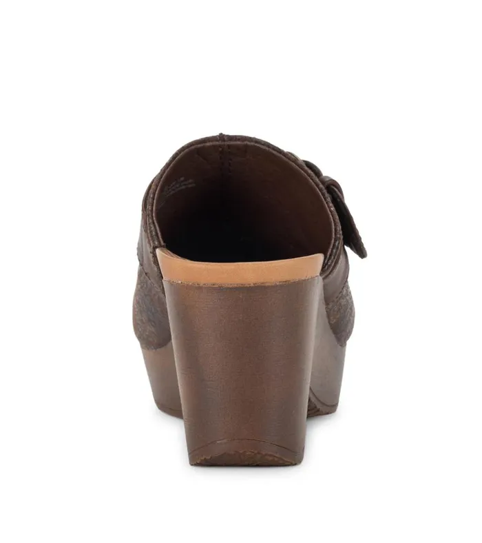 Women Belita Clog Dark Brown Baretraps Clogs and Mules